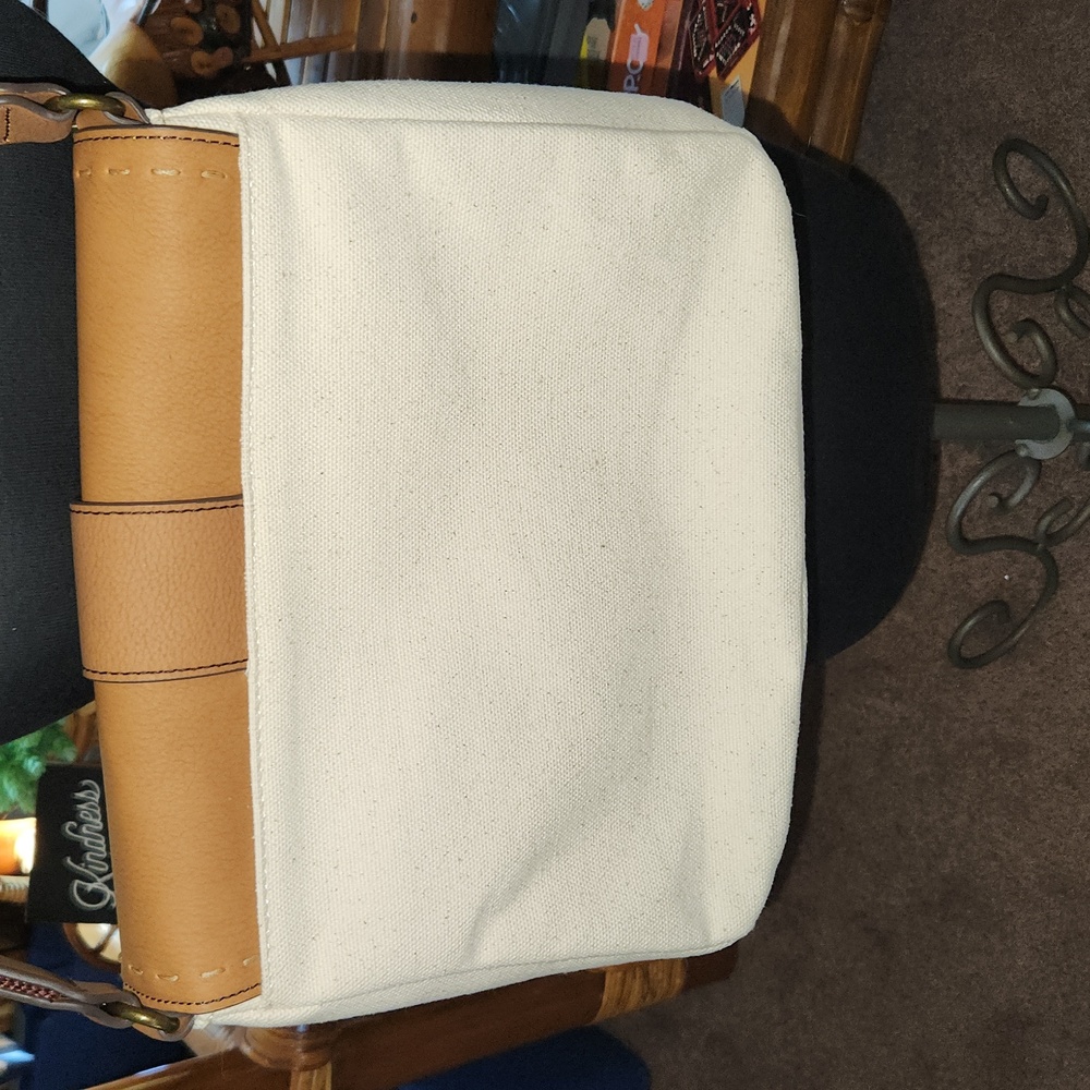 a.n.a Tan and Cream Crossbody Bag - Picture 4 of 7